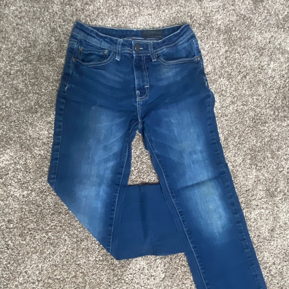 Buffalo David Bitton Evan Slim Straight Fit Blue Denim Jeans